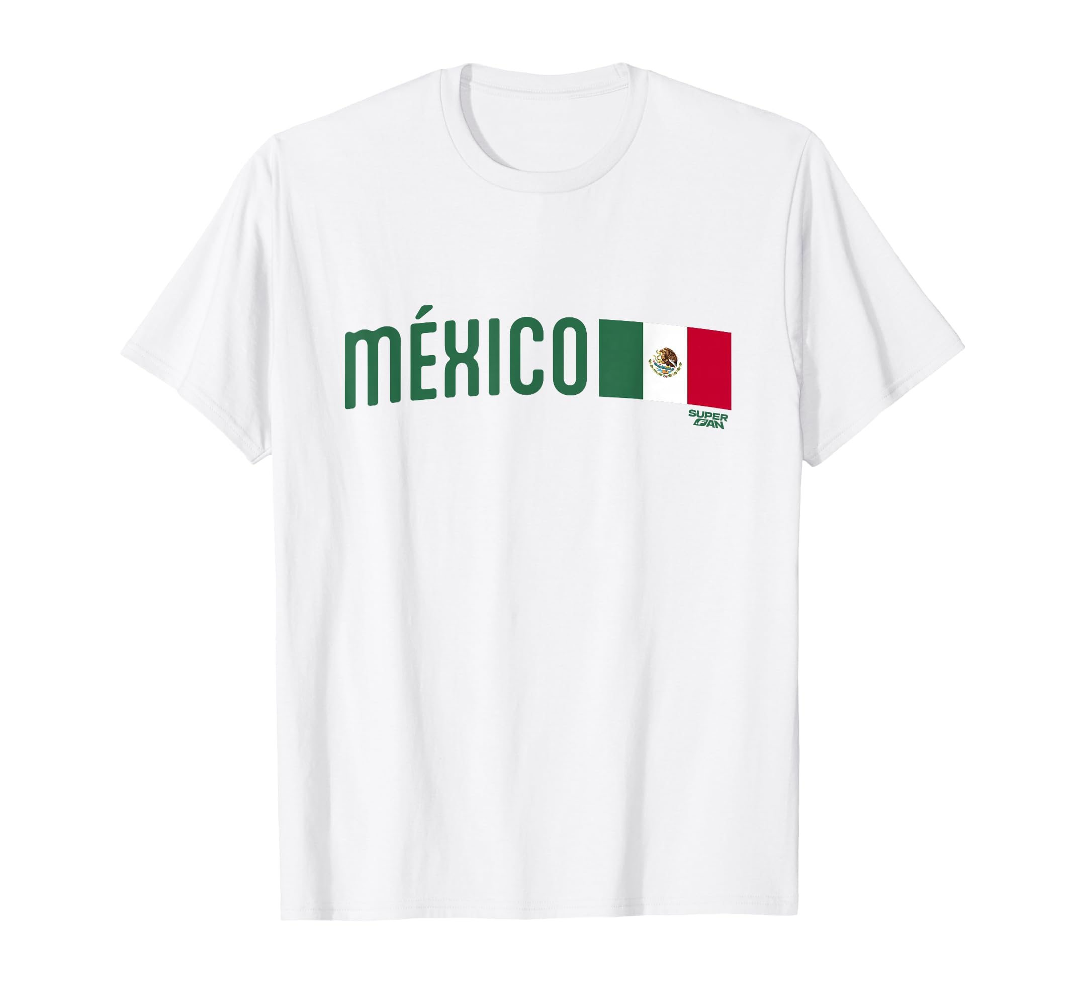 Superfan Mexico Minimal Flag Stripe T-Shirt - Streetwear Style Unisex - T-Shirt, Sweatshirt, Hoodie