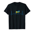 Sweden Moose Heartbeat Travel Sweden T-Shirt - Graphic Print Men Women - T-Shirt, Sweatshirt, Hoodie
