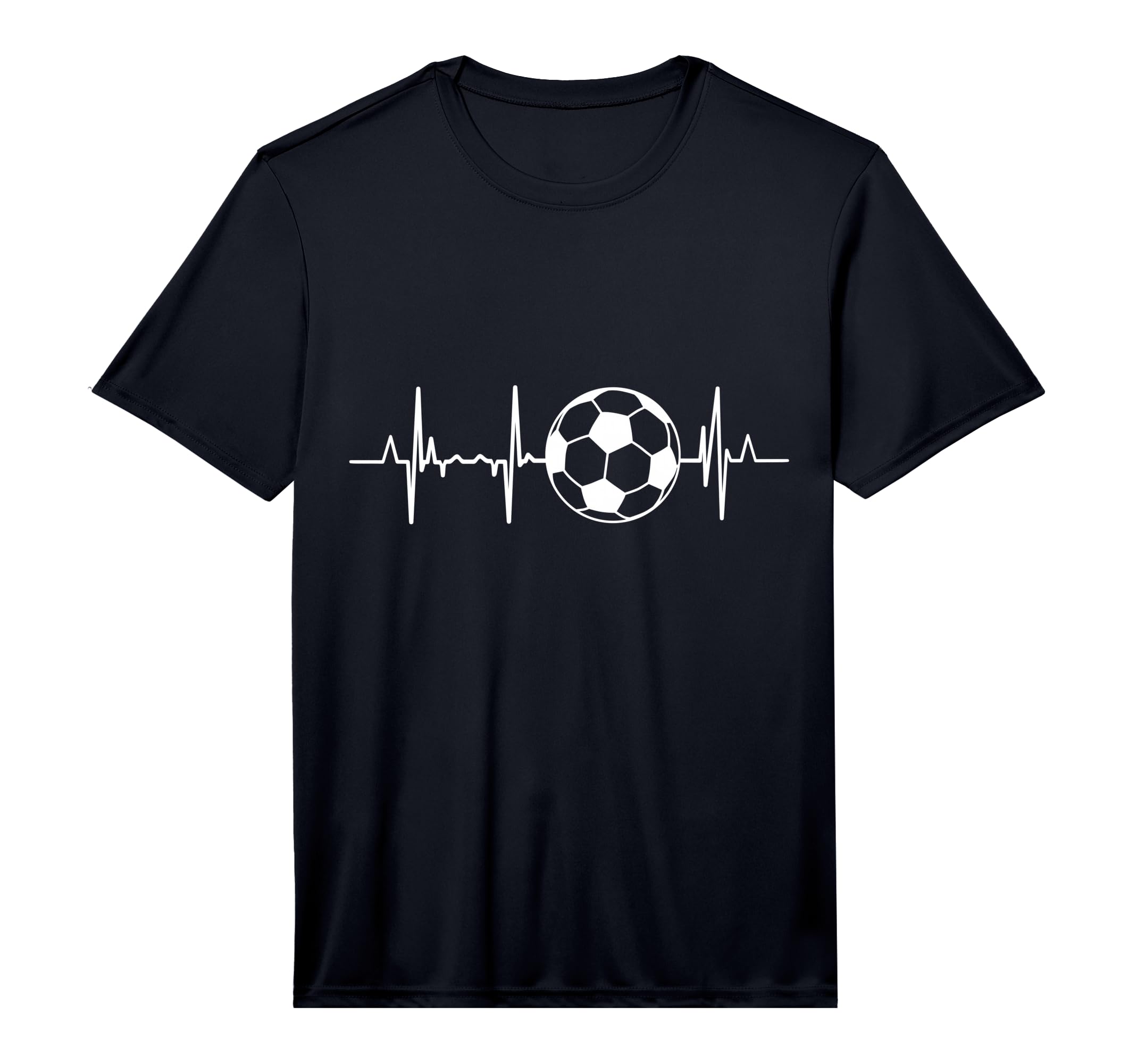Soccer Heartbeat Performance T-Shirt - Unique Graphic Unisex - T-Shirt, Sweatshirt, Hoodie
