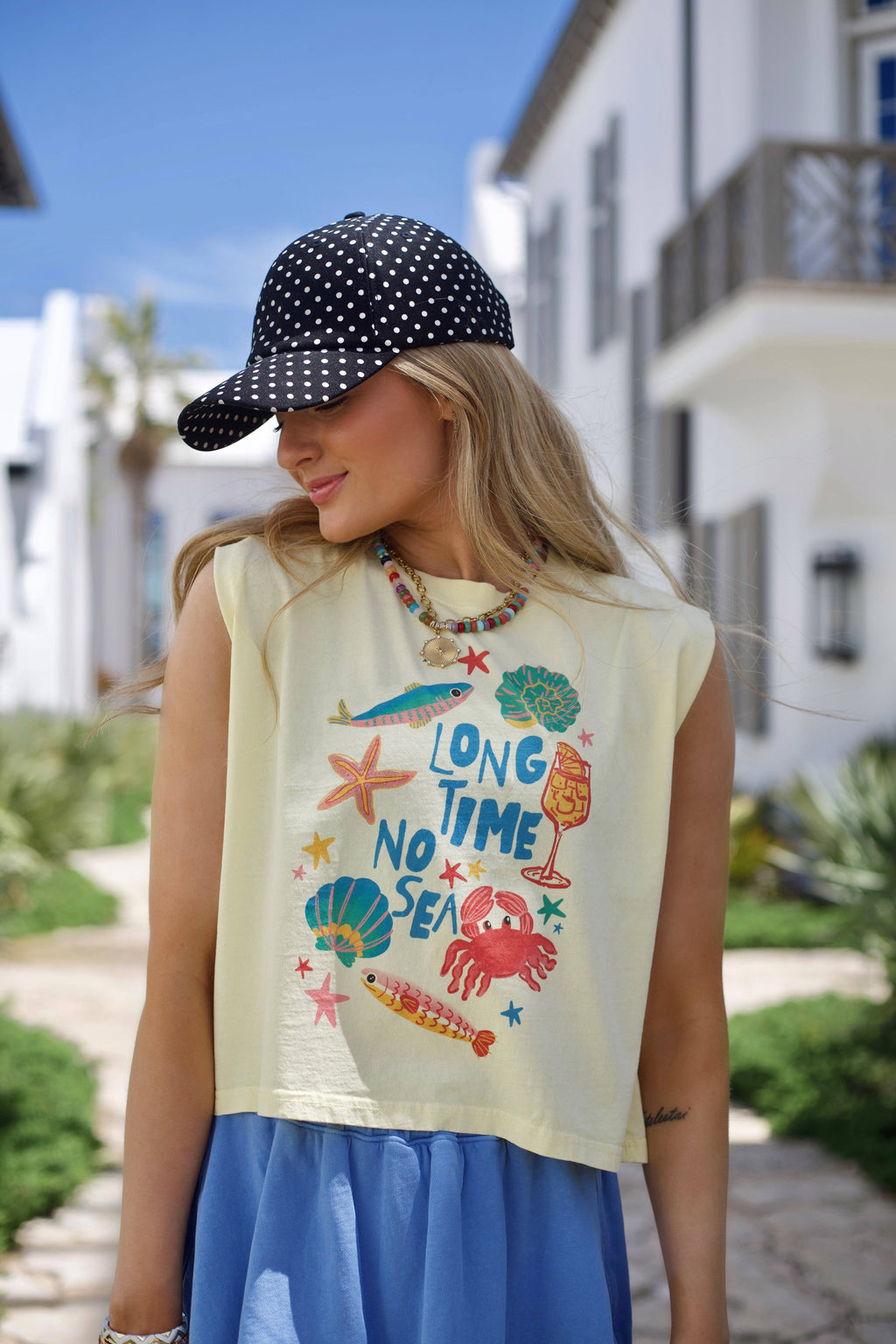 Long Time No Sea Tank - Adult & Kids T-Shirts, Sweatshirts & Hoodies apparel design preview 1