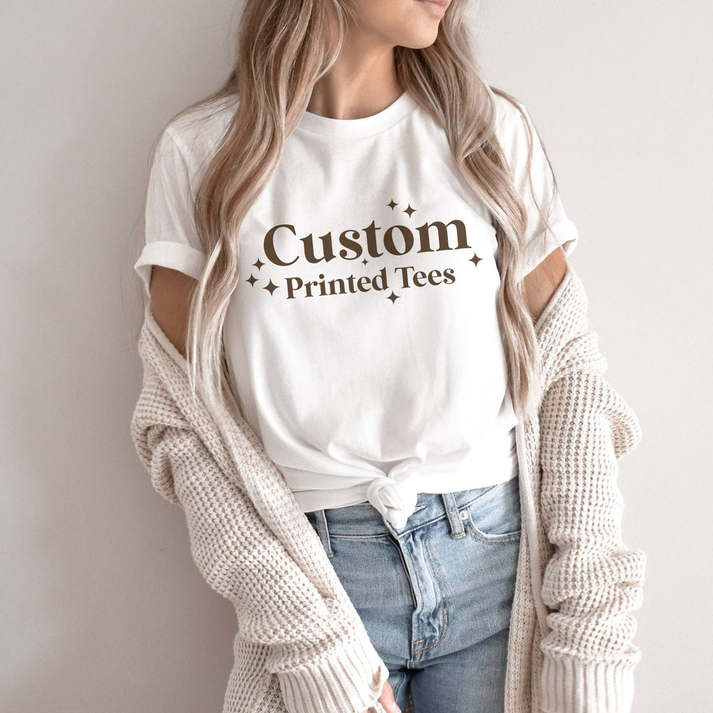 Custom Cotton with Name Location or Logo Boho Colors - Adult & Kids T-Shirts, Sweatshirts & Hoodies apparel design preview 1