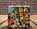 Vintage Classic Horror Movies 20oz Skinny Tumbler - Adult & Kids T-Shirts, Sweatshirts & Hoodies apparel design preview 1