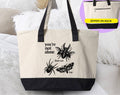 You're Not Alone, There Are Bugs Funny Vintage Tote - Adult & Kids T-Shirts, Sweatshirts & Hoodies apparel design preview 1