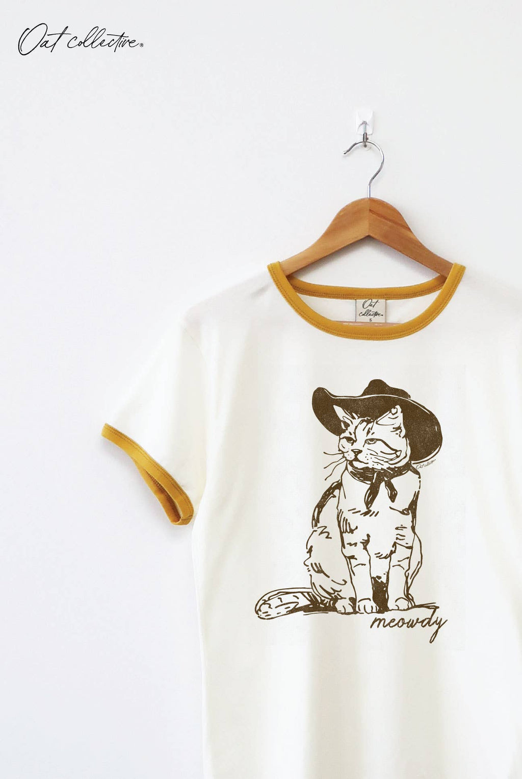 Meowdy Ringer Graphic - Adult & Kids T-Shirts, Sweatshirts & Hoodies apparel design preview 1