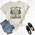 Life Is Better By the Campfire Summer Graphic - Adult & Kids T-Shirts, Sweatshirts & Hoodies apparel design preview 1
