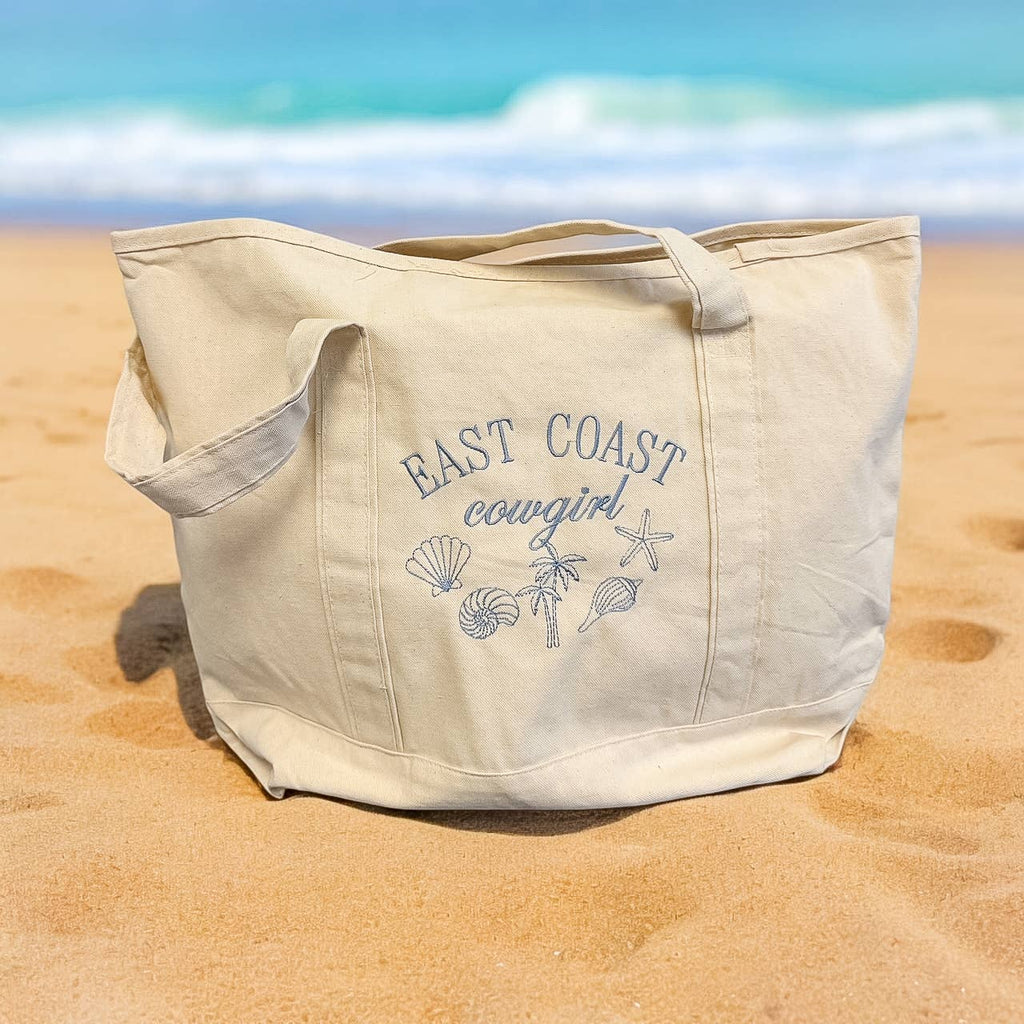 Coastal Cowgirl, Beach Bag, Gifts, Tote Bags - Adult & Kids T-Shirts, Sweatshirts & Hoodies apparel design preview 1