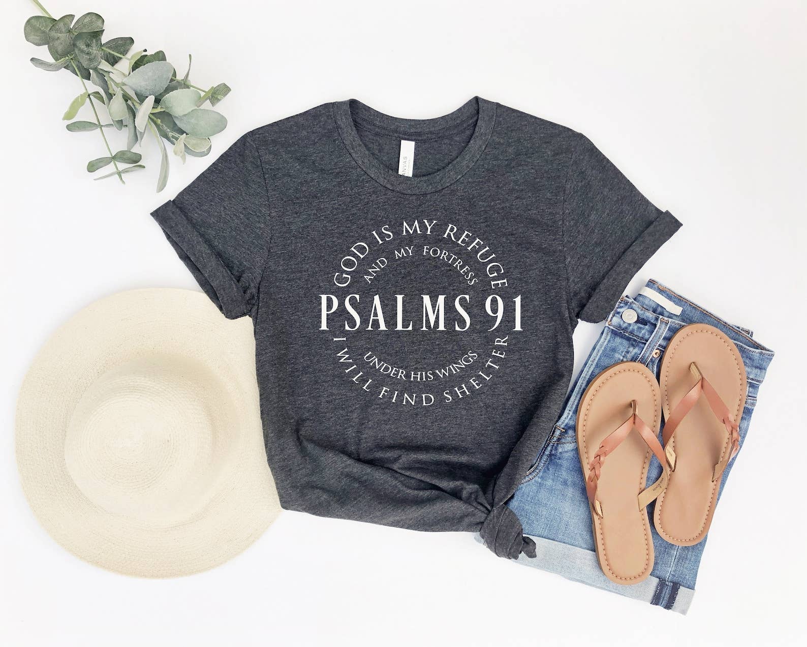 Psalms 91 - Adult & Kids T-Shirts, Sweatshirts & Hoodies apparel design preview 1