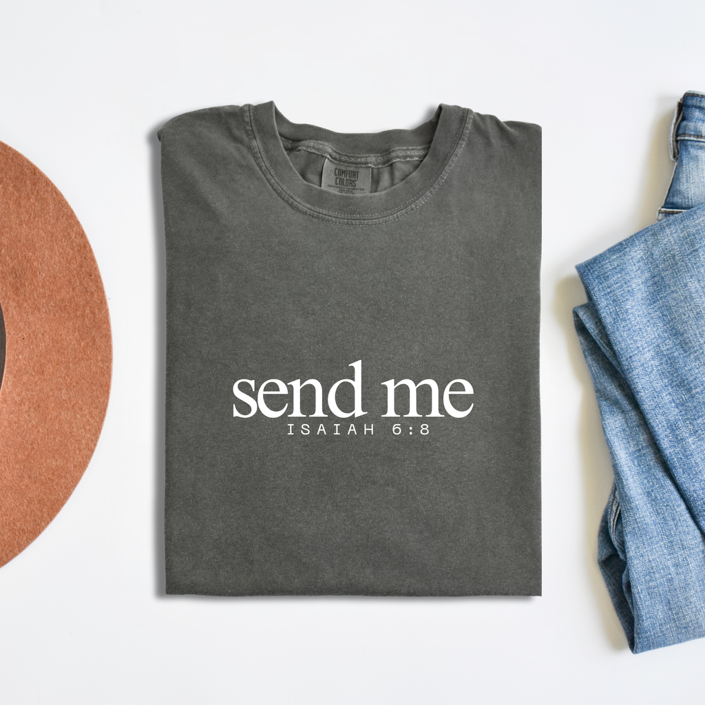 Send Me Christian Graphic - Adult & Kids T-Shirts, Sweatshirts & Hoodies apparel design preview 1