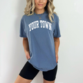 Custom City Comfort Colors Heavyweight Hometown - Adult & Kids T-Shirts, Sweatshirts & Hoodies apparel design preview 1