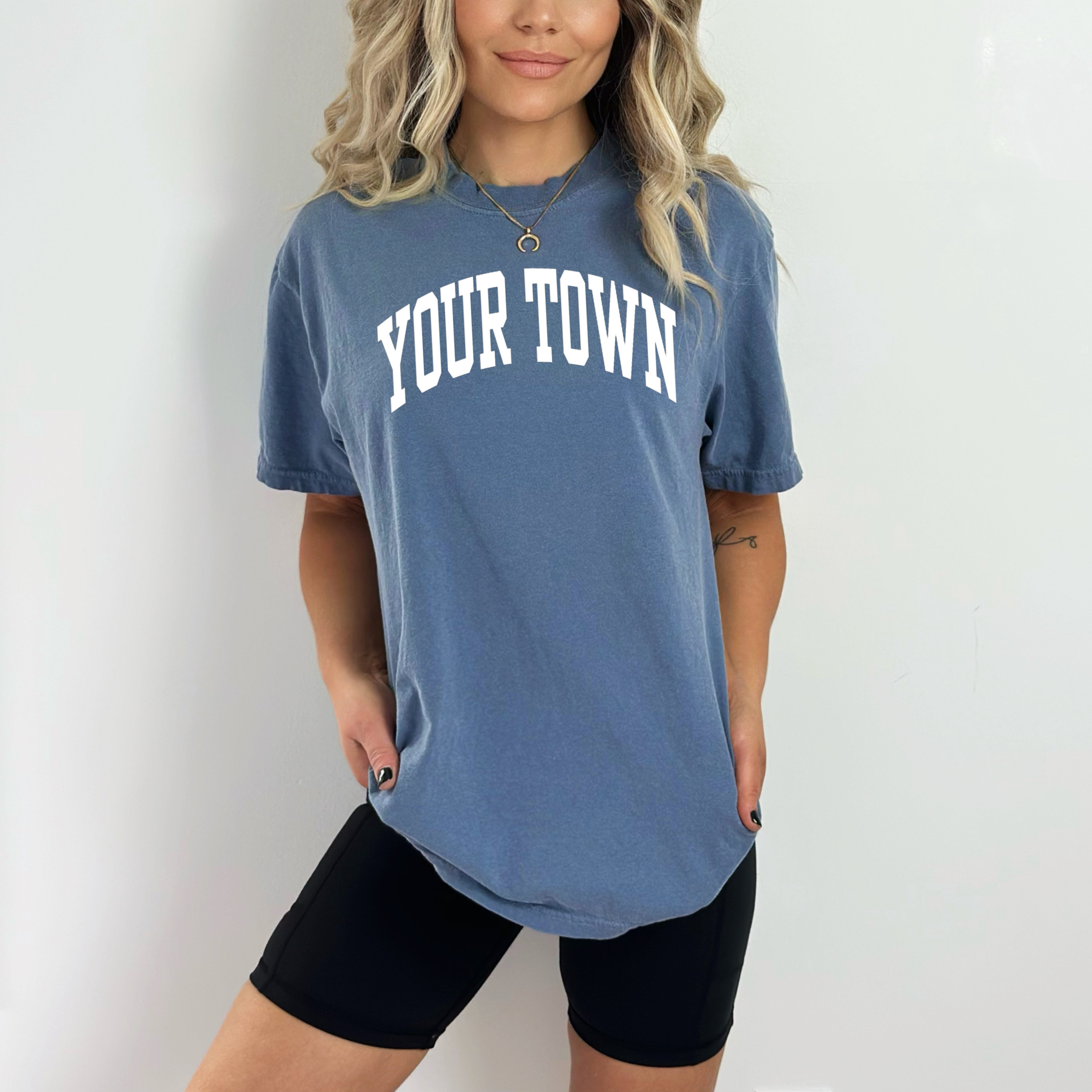 Custom City Comfort Colors Heavyweight Hometown - Adult & Kids T-Shirts, Sweatshirts & Hoodies apparel design preview 1