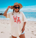 Lobster Top, Graphic Coastal, - Adult & Kids T-Shirts, Sweatshirts & Hoodies apparel design preview 1