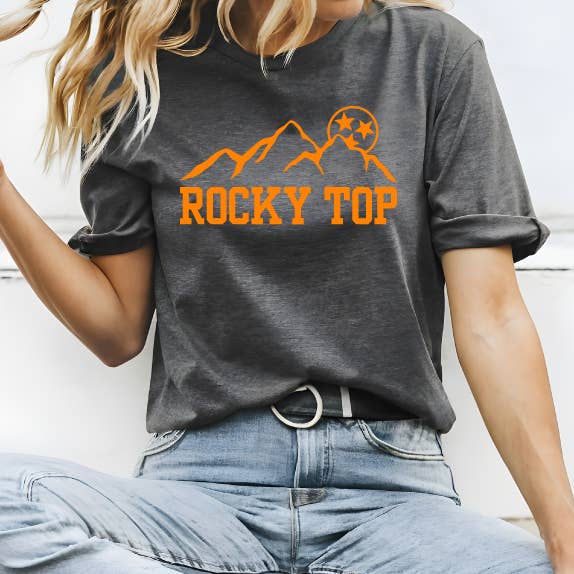 Rockytop Tennessee Dark Heather Gray - Adult & Kids T-Shirts, Sweatshirts & Hoodies apparel design preview 1