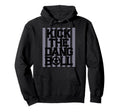 Kick Dang Ball Soccer Mom Preppy Hoodie - Minimalist Print for Adults - T-Shirt, Sweatshirt, Hoodie