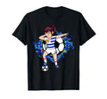 Dabbing Soccer Uruguay Jersey Floral T-Shirt - Casual Everyday Wear Unisex - T-Shirt, Sweatshirt, Hoodie