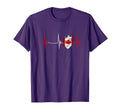 Canadian Flag Heartbeat Ekg Pulse T-Shirt - Minimalist Print Unisex - T-Shirt, Sweatshirt, Hoodie