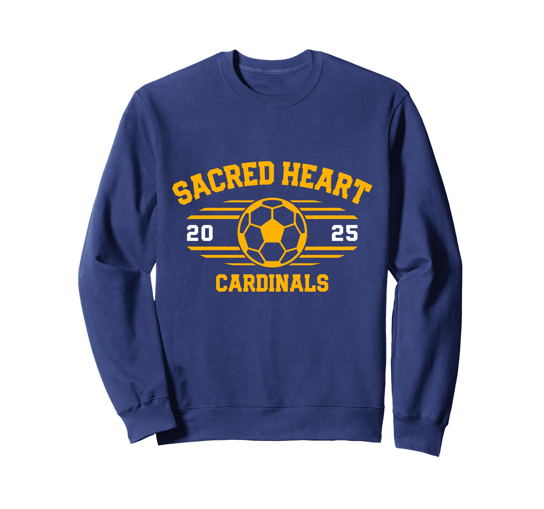 Sacred Heart Cardinals Soccer Ball Sweatshirt - Unique Graphic Men Women - T-Shirt, Sweatshirt, Hoodie