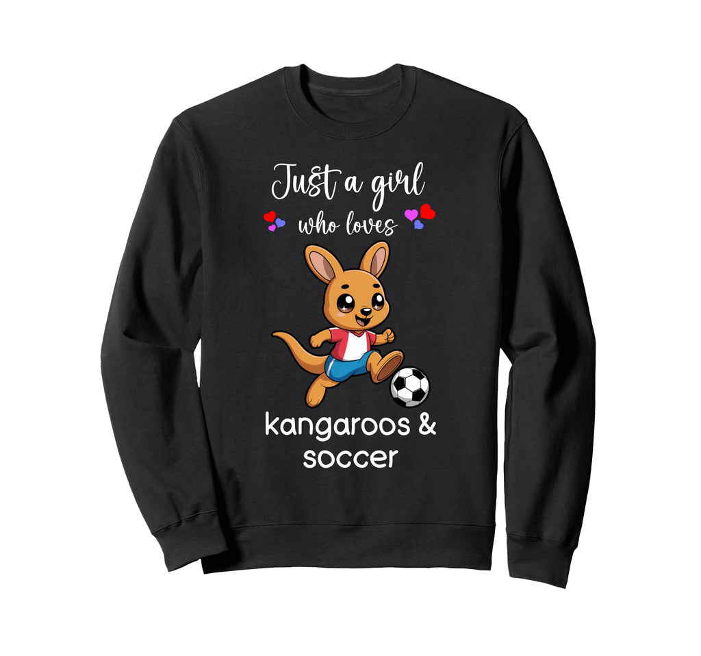 Kangaroo Soccer Kangaroo Soccer Sweatshirt - Novelty Apparel Men Women - T-Shirt, Sweatshirt, Hoodie
