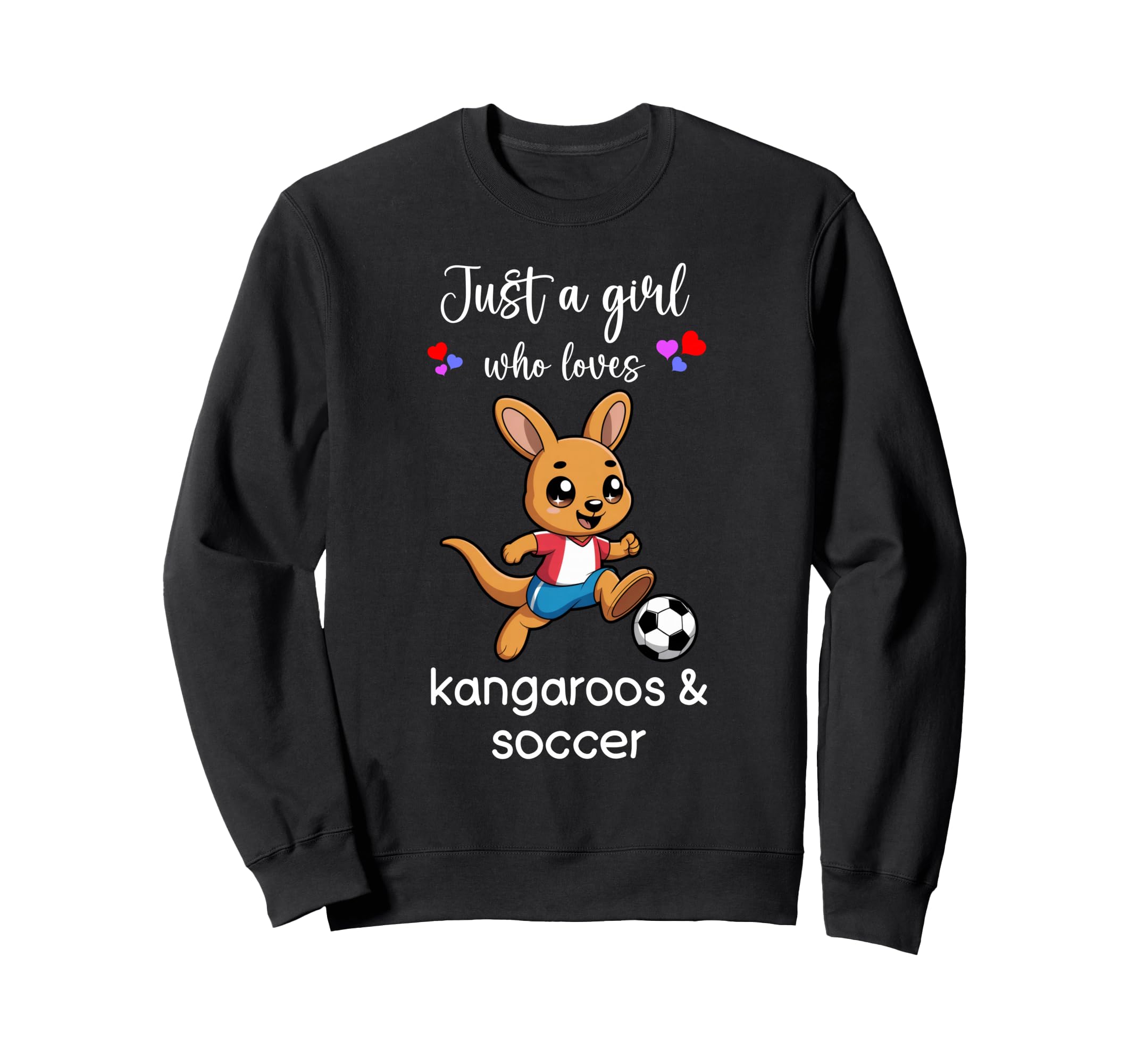 Kangaroo Soccer Kangaroo Soccer Sweatshirt - Novelty Apparel Men Women - T-Shirt, Sweatshirt, Hoodie