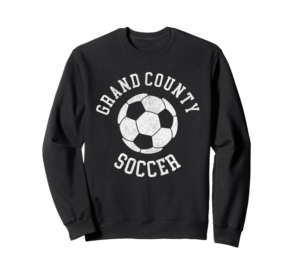 Grand County Soccer Distressed 90S Sweatshirt - Custom Art Print Men Women - T-Shirt, Sweatshirt, Hoodie