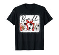 Mom Both Heart Soccer Baseball T-Shirt - Fun Novelty Design Men Women - T-Shirt, Sweatshirt, Hoodie