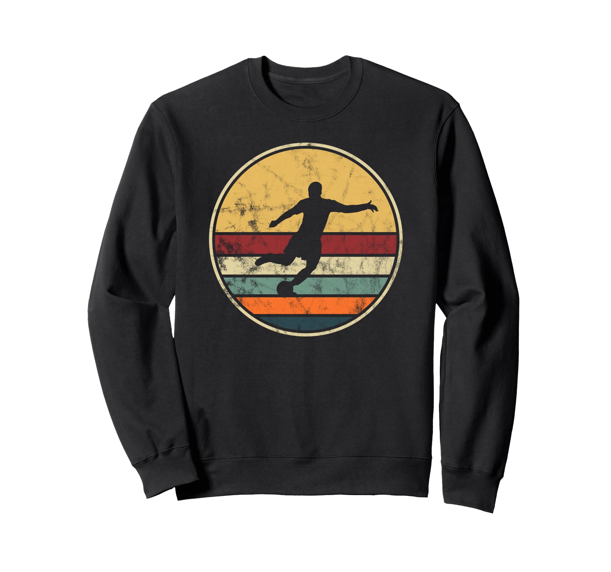 Soccer Player Distressed Football Sweatshirt - Custom Art Print Unisex - T-Shirt, Sweatshirt, Hoodie