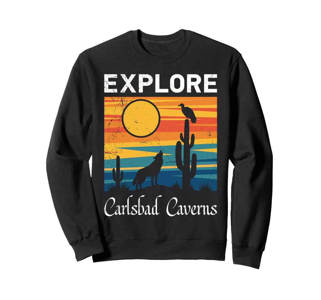 New Mexico Explore Carlsbad Sweatshirt - Minimalist Print for Adults - T-Shirt, Sweatshirt, Hoodie