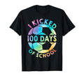 I Kicked 100 Days School Soccer Tie Dye T-Shirt - Trendy Graphic for Adults - T-Shirt, Sweatshirt, Hoodie