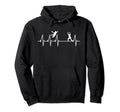 Handball Game Heartbeat Handball Hoodie - Streetwear Style for Adults - T-Shirt, Sweatshirt, Hoodie