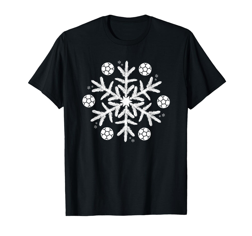 Snowflake Soccer T-Shirt - Minimalist Print Unisex - T-Shirt, Sweatshirt, Hoodie