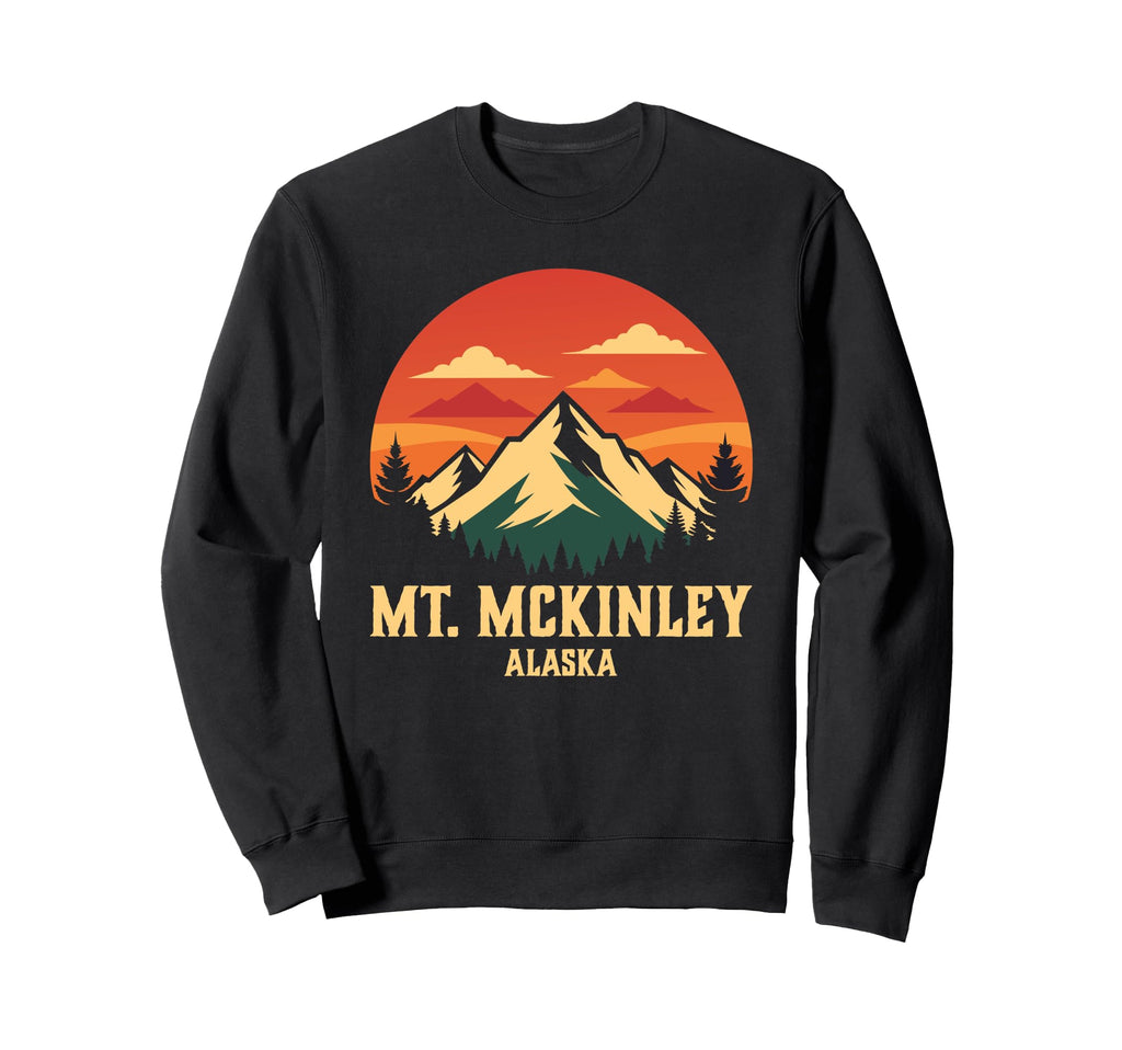 Mount Mckinley National Park Alaska Sweatshirt - Graphic Print Unisex - T-Shirt, Sweatshirt, Hoodie