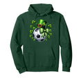 St Patricks Day Soccer Leprechaun Hoodie - Custom Art Print for Adults - T-Shirt, Sweatshirt, Hoodie