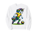 Footballer Unicorn Fans Soccer Team Sweatshirt - Graphic Print Men Women - T-Shirt, Sweatshirt, Hoodie