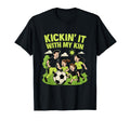 Kickin It My Kin Soccer Family T-Shirt - Unique Graphic for Adults - T-Shirt, Sweatshirt, Hoodie