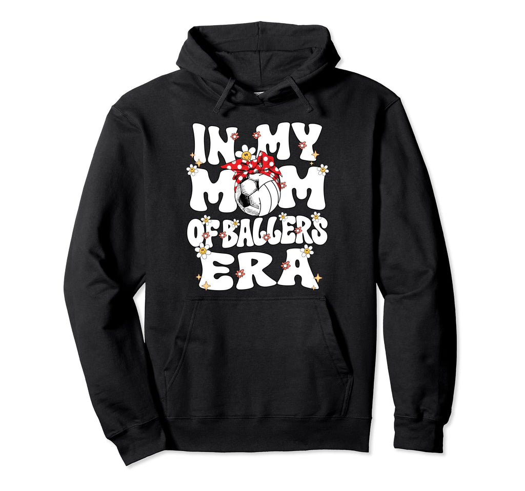 My Mom Ballers Era Groovy Volleyball Hoodie - Custom Art Print for Adults - T-Shirt, Sweatshirt, Hoodie