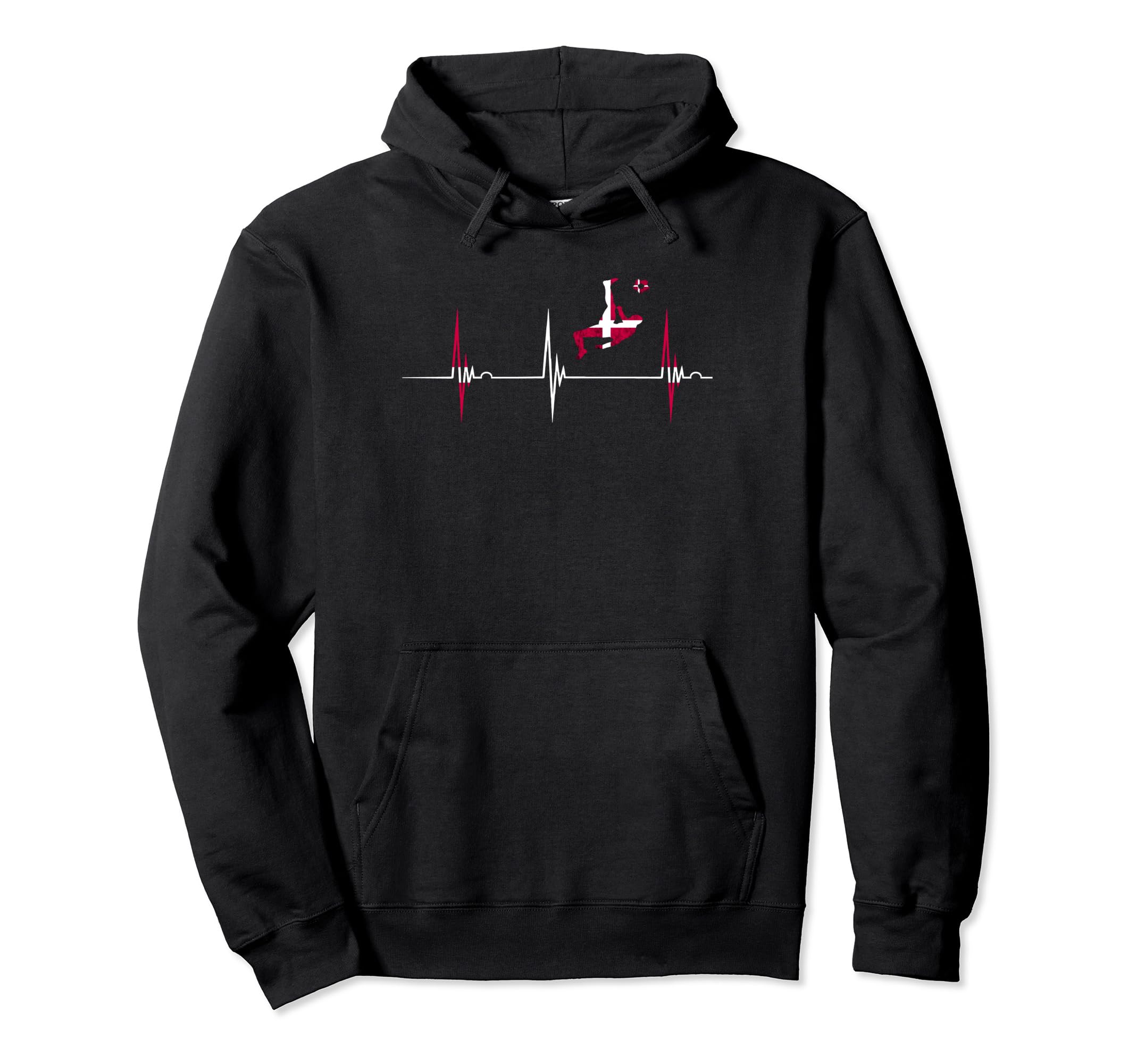 Danish Soccer Player Dansk Hoodie - Fun Novelty Design for Adults - T-Shirt, Sweatshirt, Hoodie