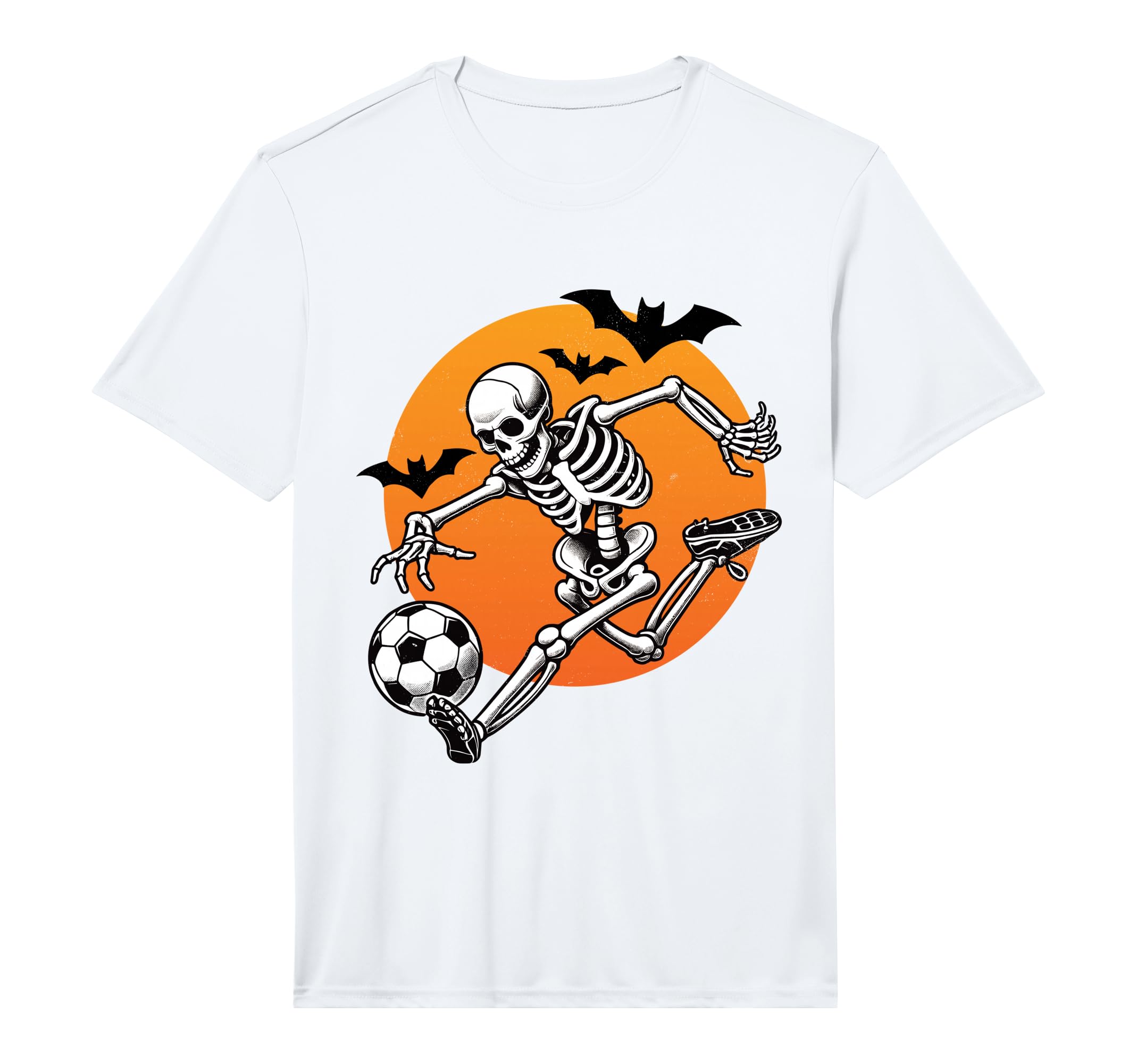 Skeleton Playing Soccer Player Fan T-Shirt - Aesthetic Graphic Unisex - T-Shirt, Sweatshirt, Hoodie
