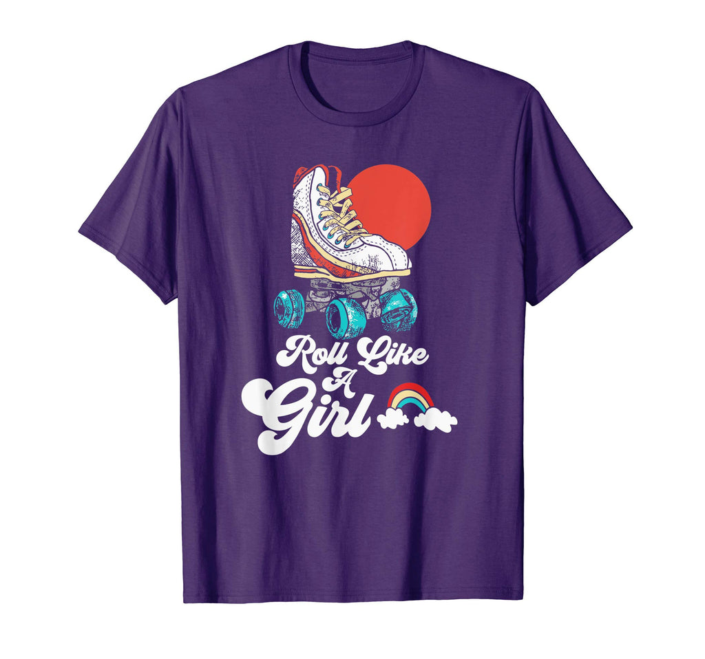 Roll Like Minimalist Roller Skate T-Shirt - Aesthetic Graphic Unisex - T-Shirt, Sweatshirt, Hoodie