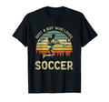 Just Who Loves Soccer Funny Soccer Lover T-Shirt - Aesthetic Graphic Unisex - T-Shirt, Sweatshirt, Hoodie