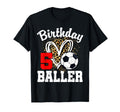 5Th Birthday Soccer Ball 5 Year Old T-Shirt - Trendy Graphic Unisex - T-Shirt, Sweatshirt, Hoodie