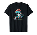 Funny T Rex Playing Soccer Fans T-Shirt - Trendy Graphic Men Women - T-Shirt, Sweatshirt, Hoodie