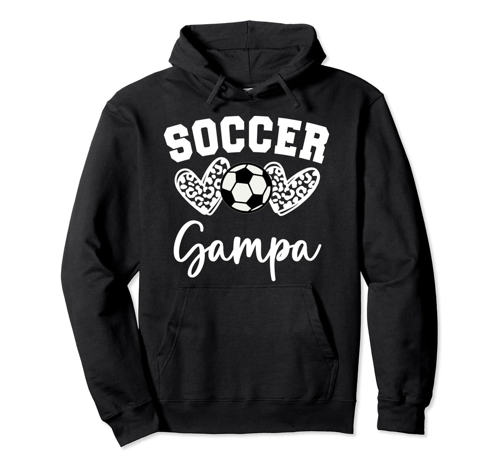 Soccer Gampa Matching Family Soccer Hoodie - Minimalist Print for Adults - T-Shirt, Sweatshirt, Hoodie