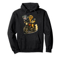 Golden Retriever Ride Motorbike Love Hoodie - Trendy Graphic Unisex - T-Shirt, Sweatshirt, Hoodie