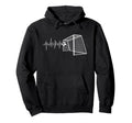 Funny Soccer Heartbeat Ecg Football Hoodie - Fun Novelty Design Men Women - T-Shirt, Sweatshirt, Hoodie