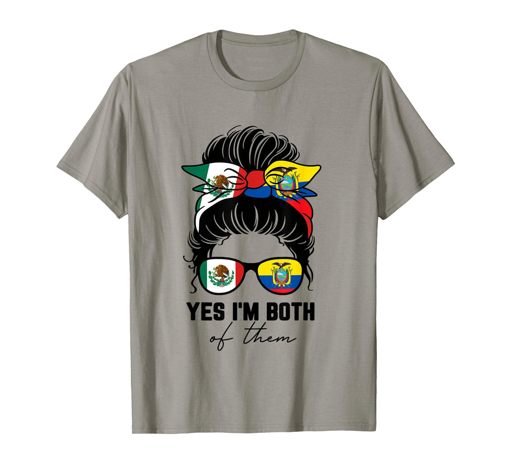 Half Mexican Half Ecuadorian Mexico T-Shirt - Trendy Graphic for Adults - T-Shirt, Sweatshirt, Hoodie
