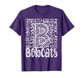 Bobcat School Spirit Leopard Sport Fan T-Shirt - Graphic Print for Adults - T-Shirt, Sweatshirt, Hoodie