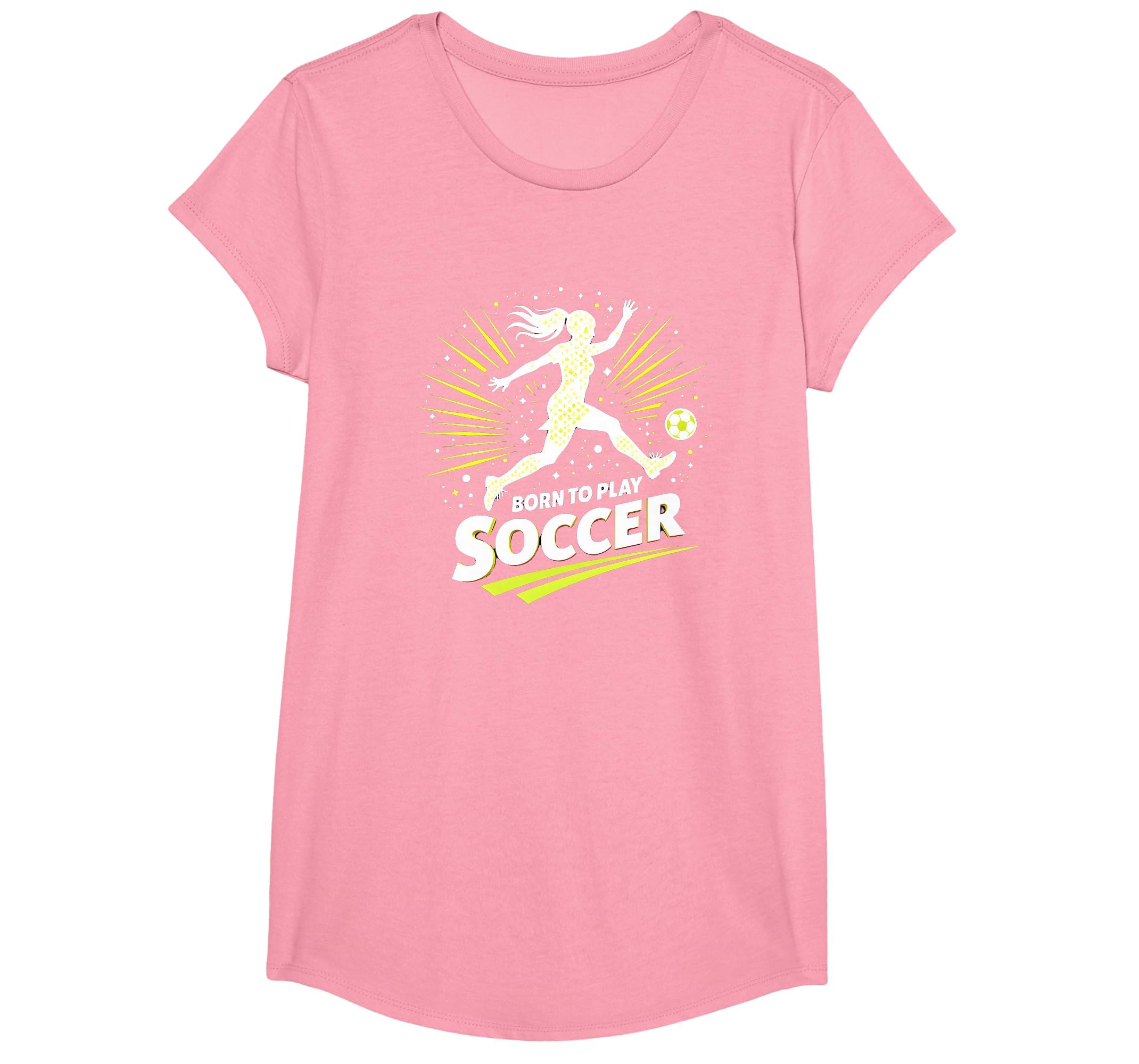 Born To Play Soccer Womens T-Shirt - Aesthetic Graphic Men Women - T-Shirt, Sweatshirt, Hoodie