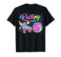 Roller Skates Birthday Disco Ball Party T-Shirt - Minimalist Print Unisex - T-Shirt, Sweatshirt, Hoodie