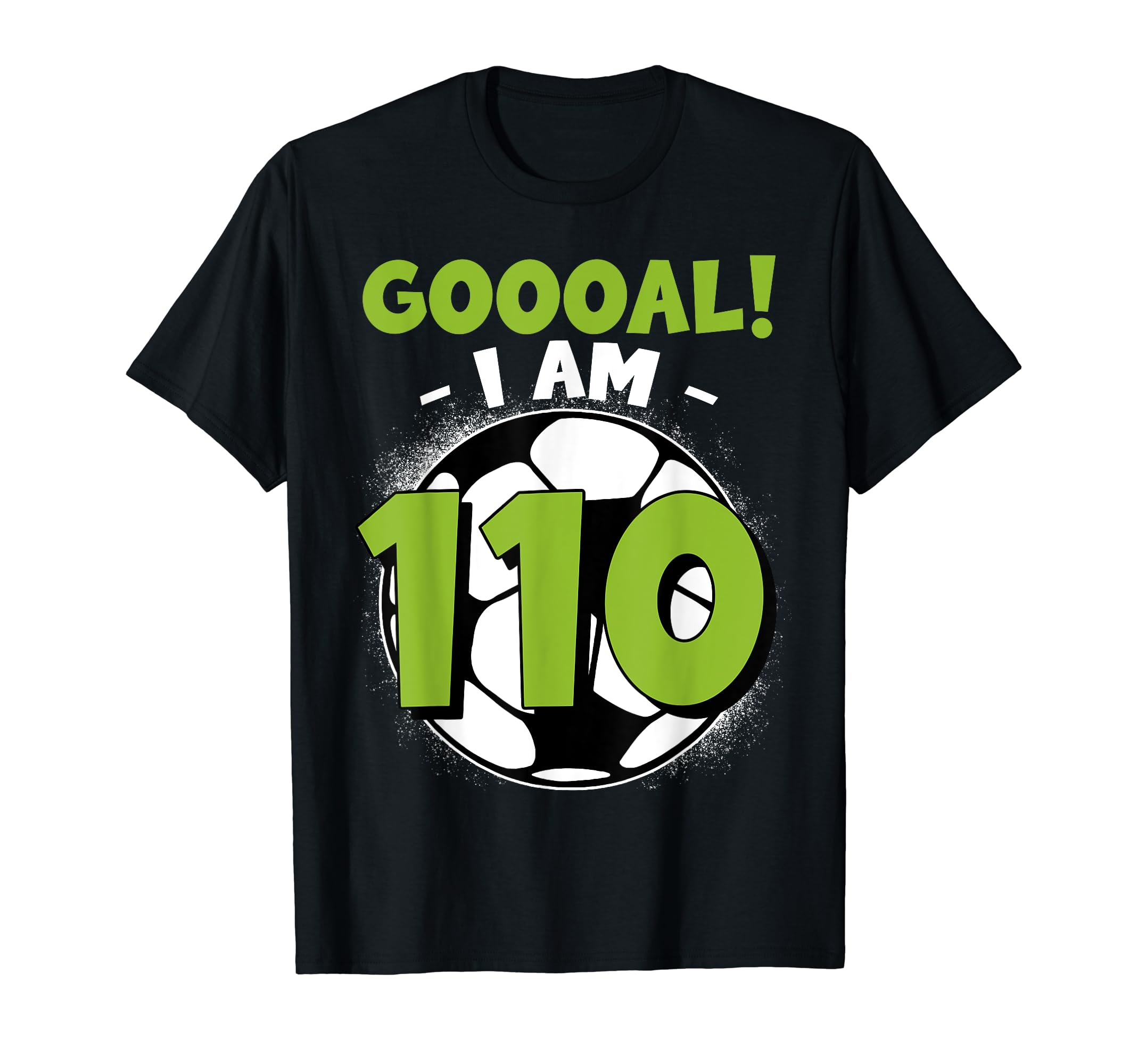 110 Year Old Birthday Soccer Themed T-Shirt - Unique Graphic Men Women - T-Shirt, Sweatshirt, Hoodie