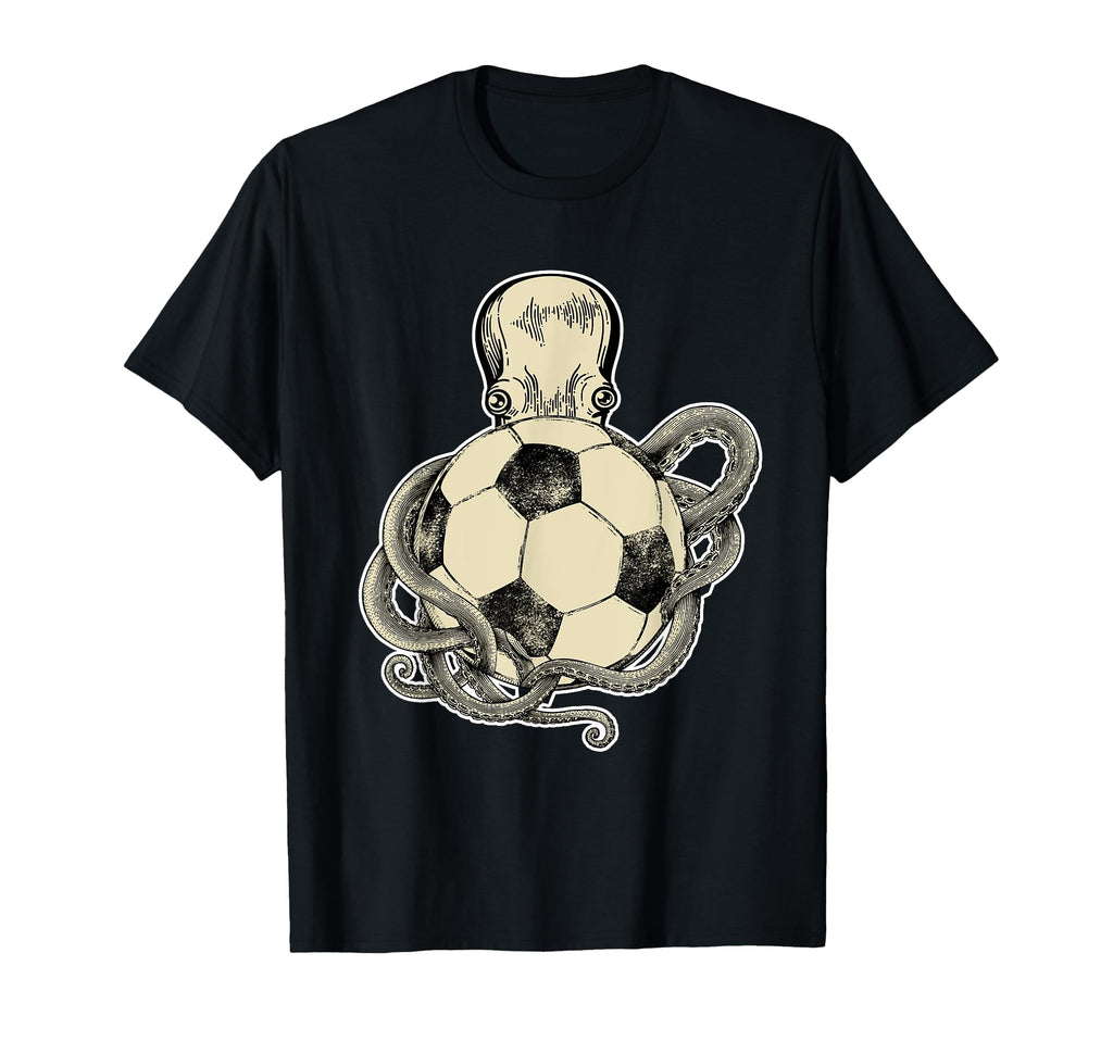 Octopus And Soccer Ball Gift T-Shirt - Fun Novelty Design for Adults - T-Shirt, Sweatshirt, Hoodie