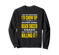 Beach Soccer Coach Funny Soccer Sweatshirt - Trendy Graphic for Adults - T-Shirt, Sweatshirt, Hoodie